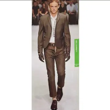 2006ss Neil Barret coated pants Brown