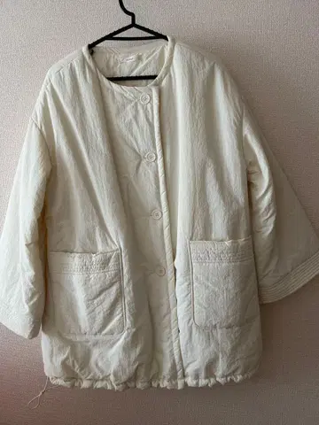 hinari 노카라 충전솜 스티치 코트