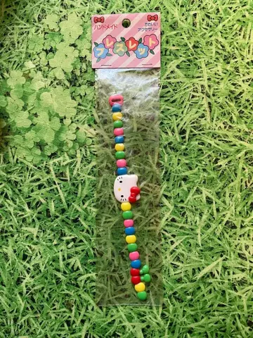산리오 키티 팔찌 비즈 레트로 1993