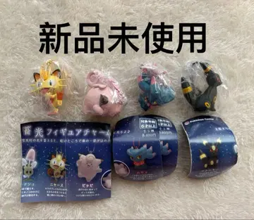 포켓몬 축광 피규어 참 4개 세트