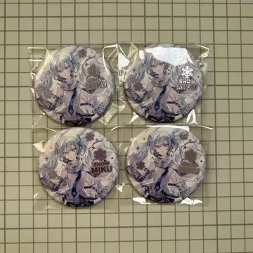 하츠네 미쿠 캔뱃지 유키 미쿠 SNOW MIKU 사계절의 변화 Liita