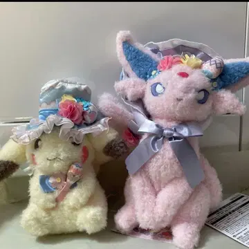 피카츄 에브이 봉제 인형 포켓몬스터 부활절