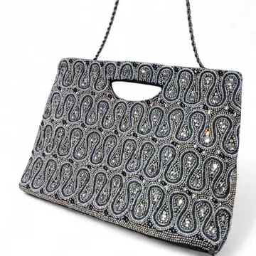 그레이스 콘티넨탈 스트림 자수 백 파티 백 비즈 비쥬