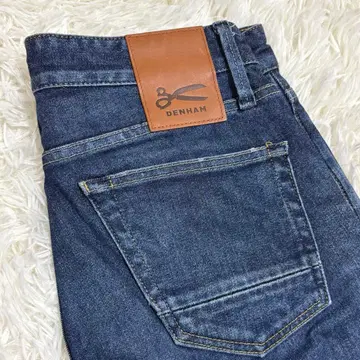 DENHAM RAZOR W29 유즈드 가공 인디고 데님