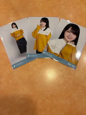 노기자카46 브로마이드 카라 부착 코디 컴프 카키 하루카