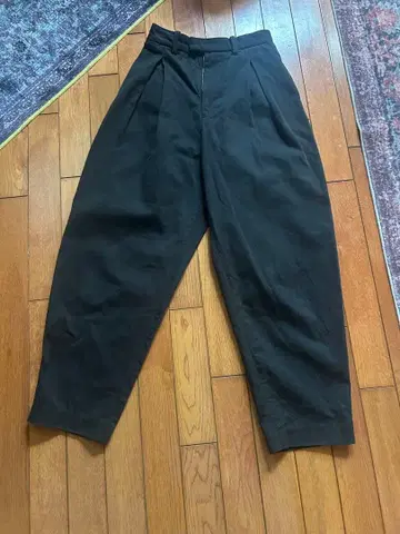 TODAYFUL Cotton Boxtuck Pants 블랙 36