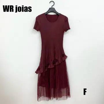 0492M WR joias 무릎 기장 원피스