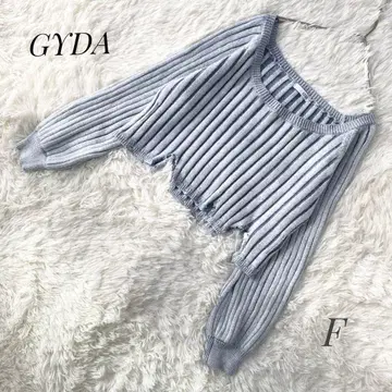 [ GYDA ] 바이컬러 2WAY 니트탑 크롭 ap1653