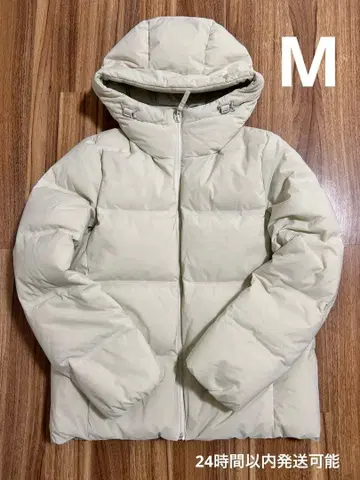 UNIQLO 심리스 다운 자켓 M 아이보리