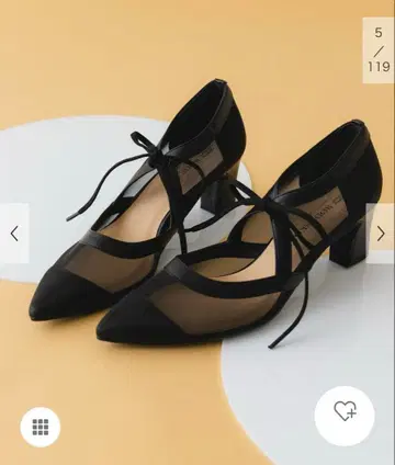 어반 리서치 청키힐 리본 펌프스