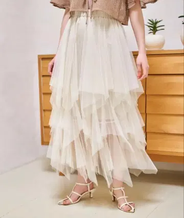 [ mysty woman ] 튤 헴 캉캉 스커트