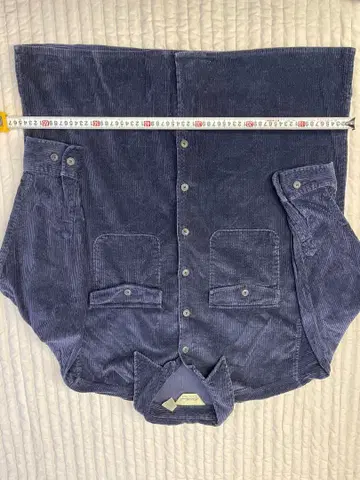 [새상품급] 에디바우어 네이비 코듀로이 셔츠 남성용 M사이즈