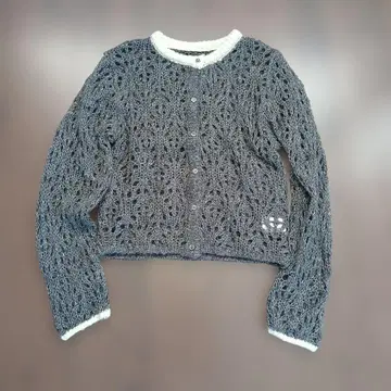 레이스 뜨기 가디건