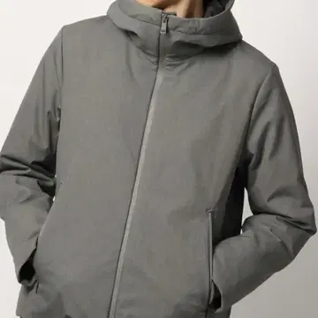 GLOBAL WORK 써모라이트 후드 블루종 S