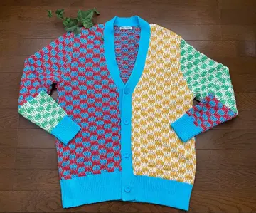 ZARA 다색 편직 무늬 가디건 XL