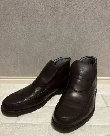 Lancel 비즈니스 슈즈 숏부츠 슬립온 가죽 천연 가죽