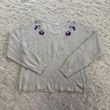 KUMIKYOKU (쿠미교쿠) 니트 스웨터 긴팔 컷