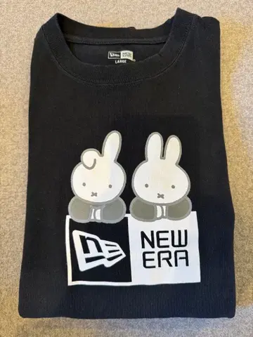 NEWERA 뉴에라 miffy 미피 콜라보 롱T L 새상품급 레어