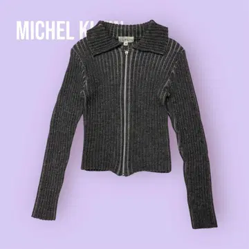 MICHEL KLEIN 풀 집업 자켓 사이즈 38 니트 S1198