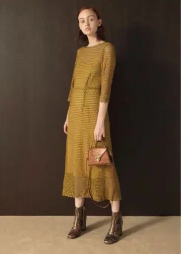 릴리 브라운 (레어) 빈티지 레이스 드레스