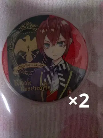 Riddle Rosehearts 캔뱃지 2개 세트