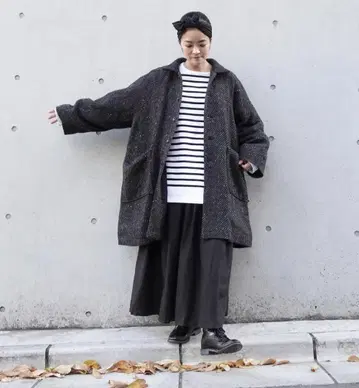 ichi Antiquites snow nep over coat