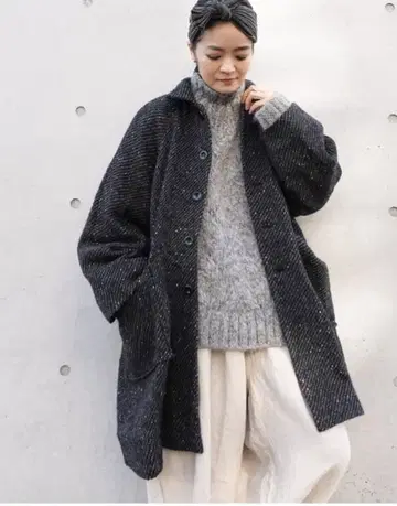 ichi Antiquites snow nep over coat