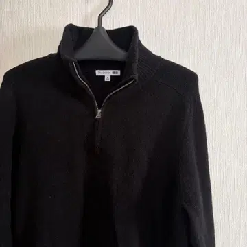 유니클로 JWA 콜라보 블랙 하프 지퍼 스웨터 M 사이즈