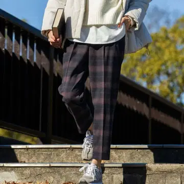 따뜻한 아름다운 실루엣 테이퍼드 팬츠 GLOBAL WORK