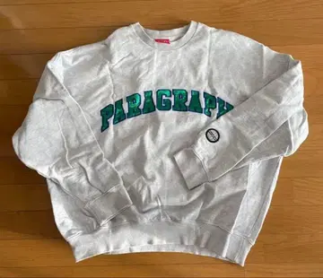 Paragraph 그레이 맨투맨 남성용 여성용