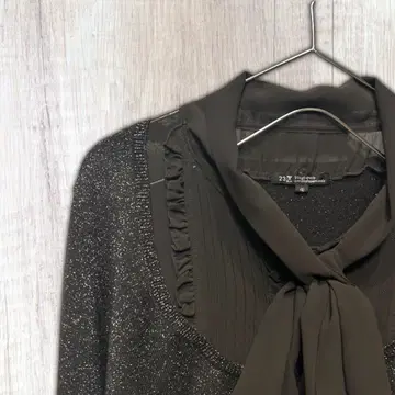 [새상품급] 23구 고급 울 라메 보타이 니트 오피스 세레모니