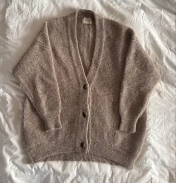 argue 모헤어 가디건 베이지