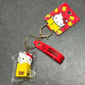 미사용 새상품 헬로키티전 한정판 러버 입체 키링