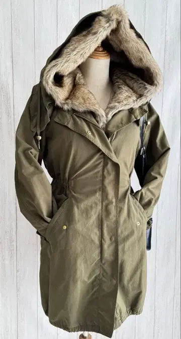 y2k 헤이세이 갸루 모즈 코트 블루종 퍼 보아 이너 포함