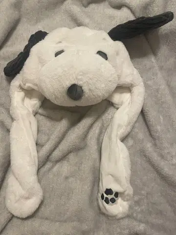 스누피 기믹 봉제 인형 햇
