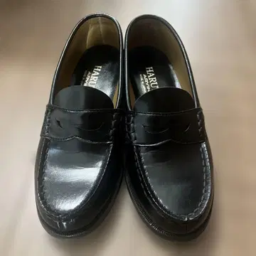 HARUTA 블랙 로퍼 24EE