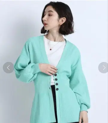JEANASIS 민트 그린 가디건