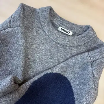 NKNIT 앙고라 하트 니트 스웨터