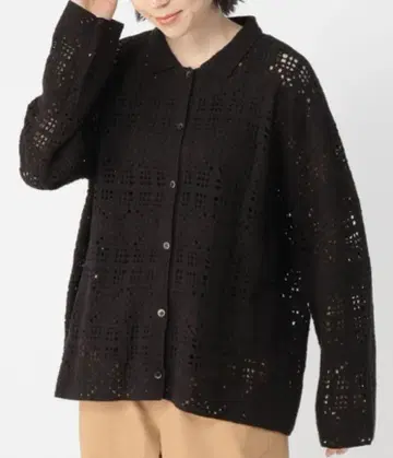 새상품급 studio CLIP [ days ] 니트 레이스 자켓