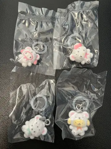 산리오 포근포근 스노우 메지루시 액세서리