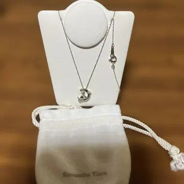 Samantha Tiara 달과 별 고양이 목걸이