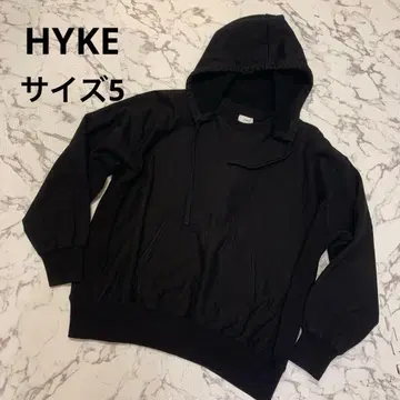 HYKE 하이크 블랙 후드티 사이즈 5
