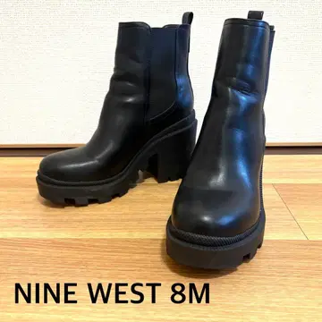 [ 새상품급 ] NINE WEST 사이드 고어 부츠 블랙 8M