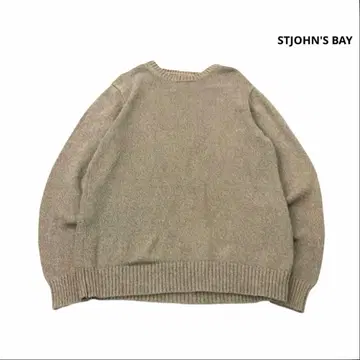 00s STJOHN'S BAY 코튼 니트 브라운 베이지 L