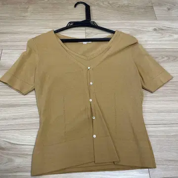 [ 여성용 ] COMME CA DU MODE 베이지 V넥 니트 M