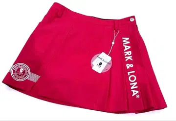 새상품 MARK & LONA 핑크 플리츠 스커트