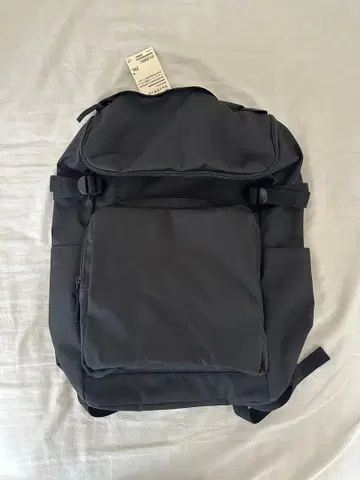 MUJI 어깨 부담을 줄이는 발수 위에서 열리는 럭색 블랙 미사용 새상품