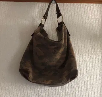 카모 패턴 캔버스 원 숄더백