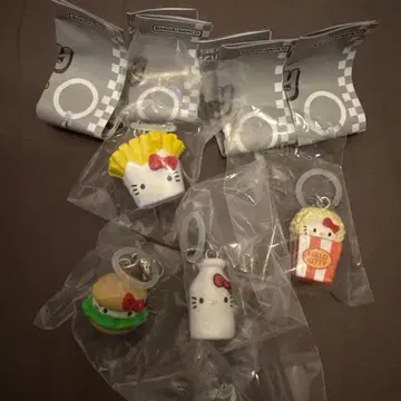 헬로키티 아메리칸 디자인 메지루시 액세서리 4종 세트