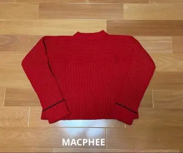 MACPHEE 리브 니트 S 사이즈